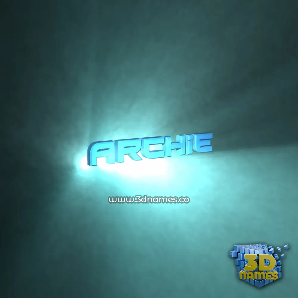 archie in Light Shine style - 3D name wallpaper archie in Light Shine style - 3D name wallpaper