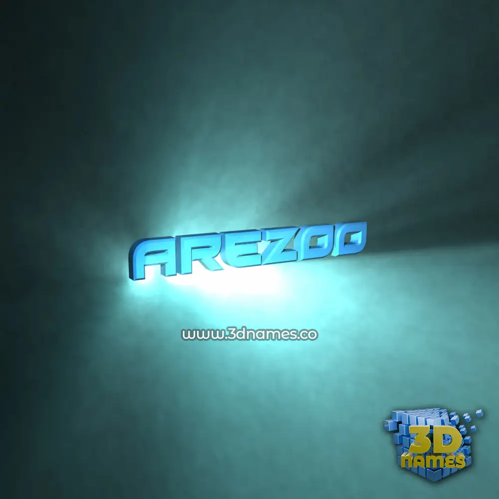 arezoo in Light Shine style - 3D name wallpaper arezoo in Light Shine style - 3D name wallpaper