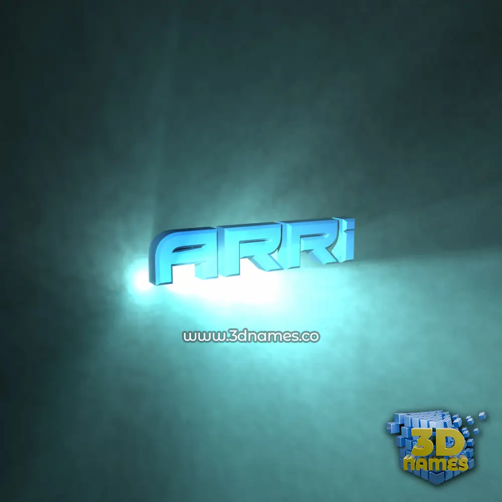 arri in Light Shine style - 3D name wallpaper arri in Light Shine style - 3D name wallpaper