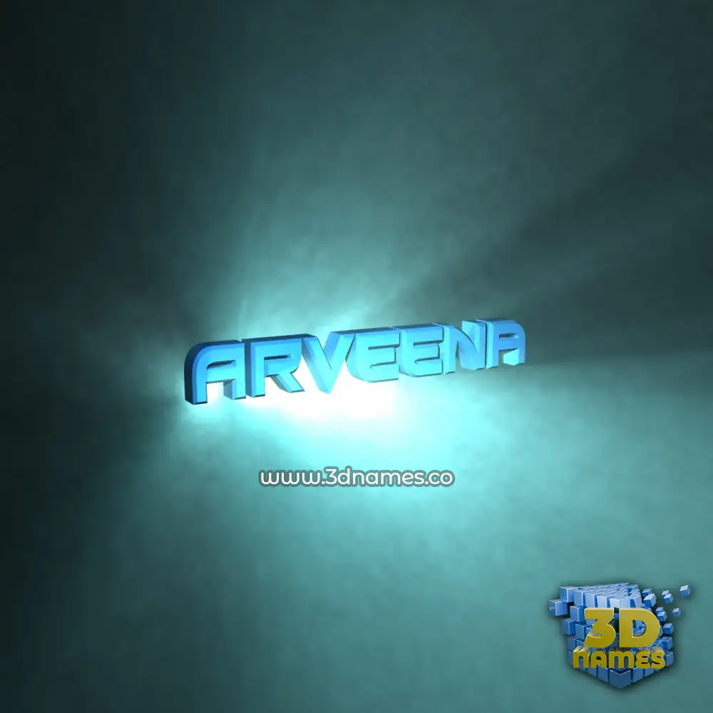 arveena in Light Shine style - 3D name wallpaper arveena in Light Shine style - 3D name wallpaper