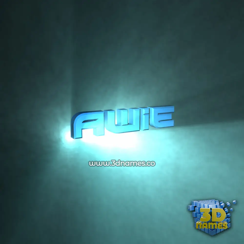 awie in Light Shine style - 3D name wallpaper awie in Light Shine style - 3D name wallpaper