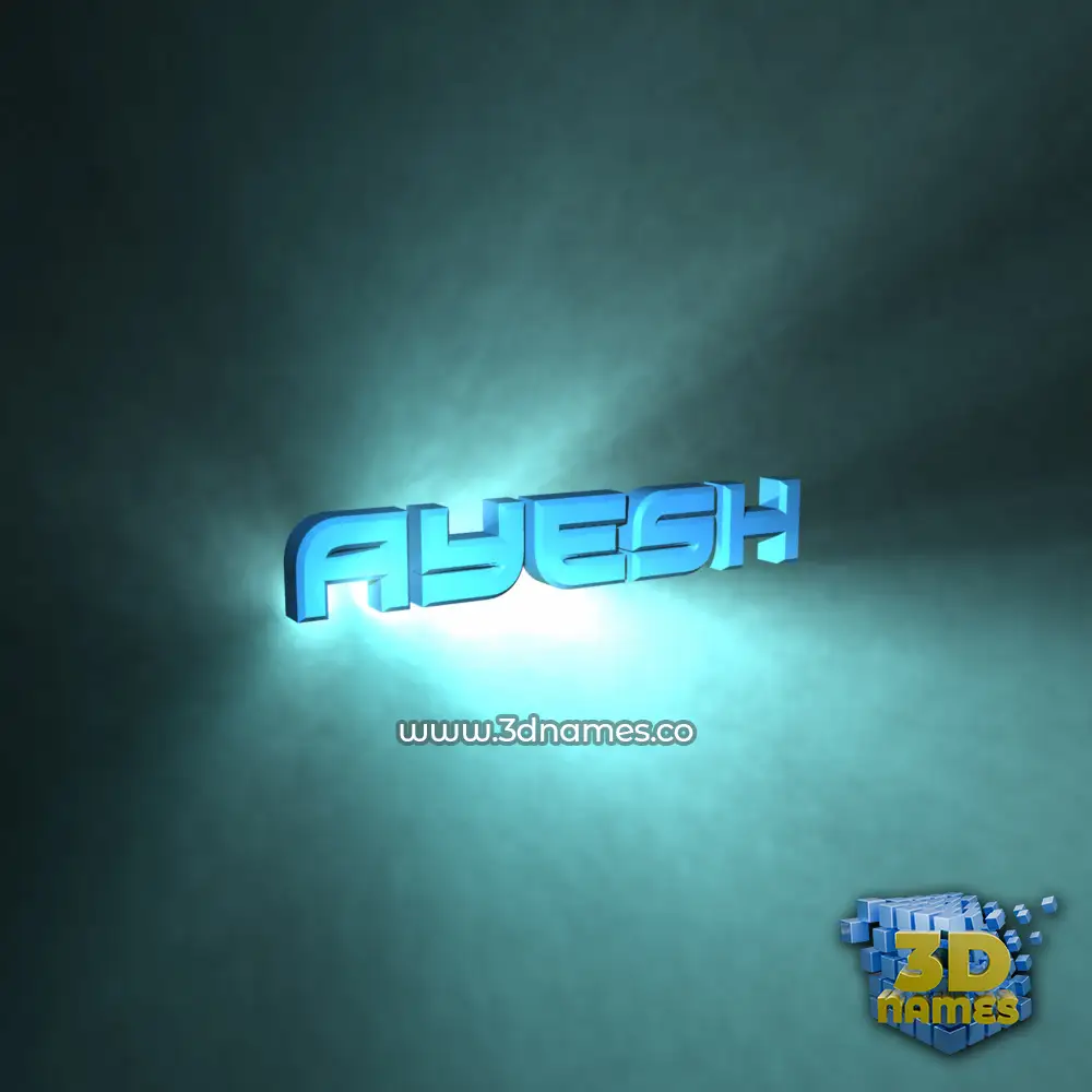 ayesh in Light Shine style - 3D name wallpaper ayesh in Light Shine style - 3D name wallpaper