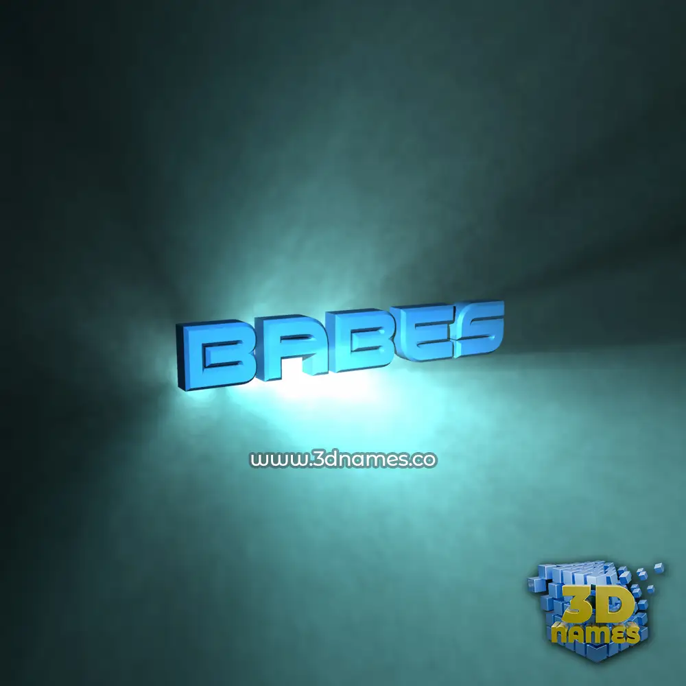babes in Light Shine style - 3D name wallpaper babes in Light Shine style - 3D name wallpaper