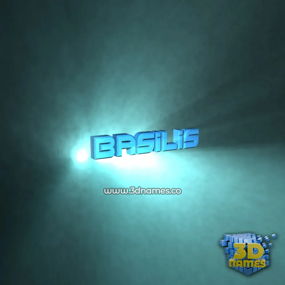 basilis in Light Shine style - 3D name wallpaper basilis in Light Shine style - 3D name wallpaper