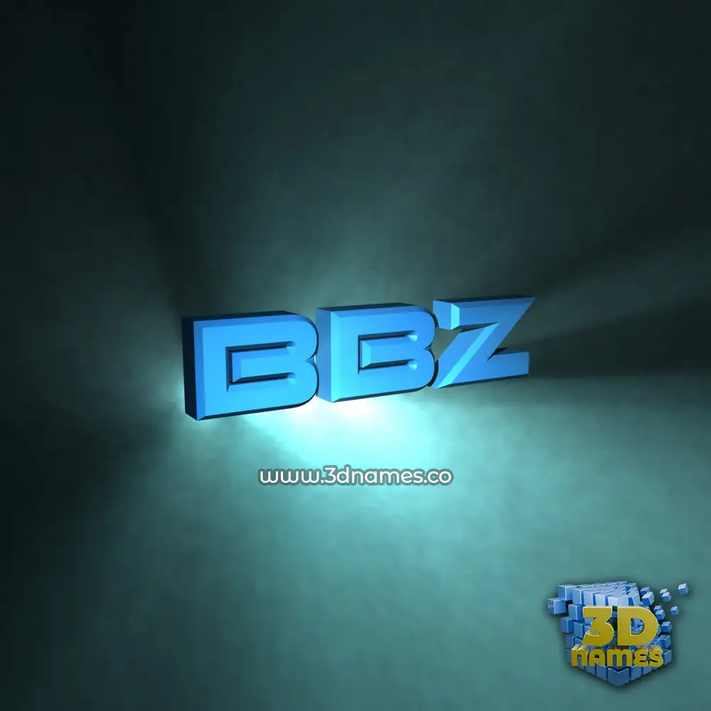 bbz in Light Shine style - 3D name wallpaper bbz in Light Shine style - 3D name wallpaper
