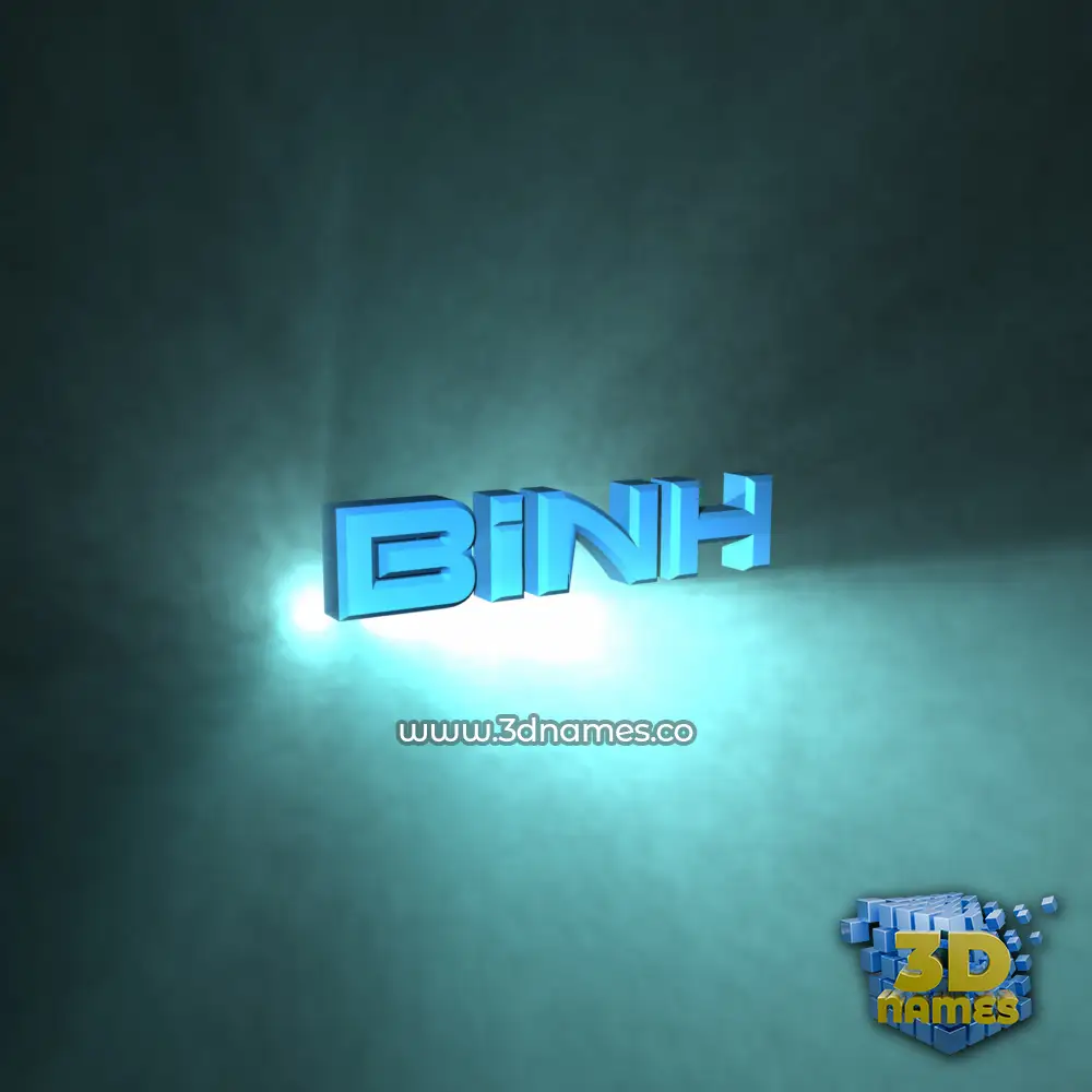 binh in Light Shine style - 3D name wallpaper binh in Light Shine style - 3D name wallpaper
