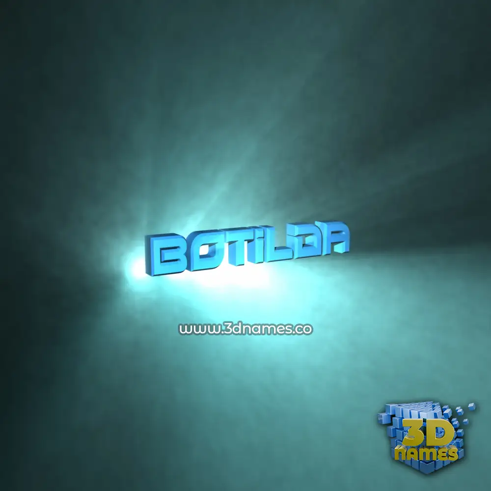 botilda in Light Shine style - 3D name wallpaper botilda in Light Shine style - 3D name wallpaper