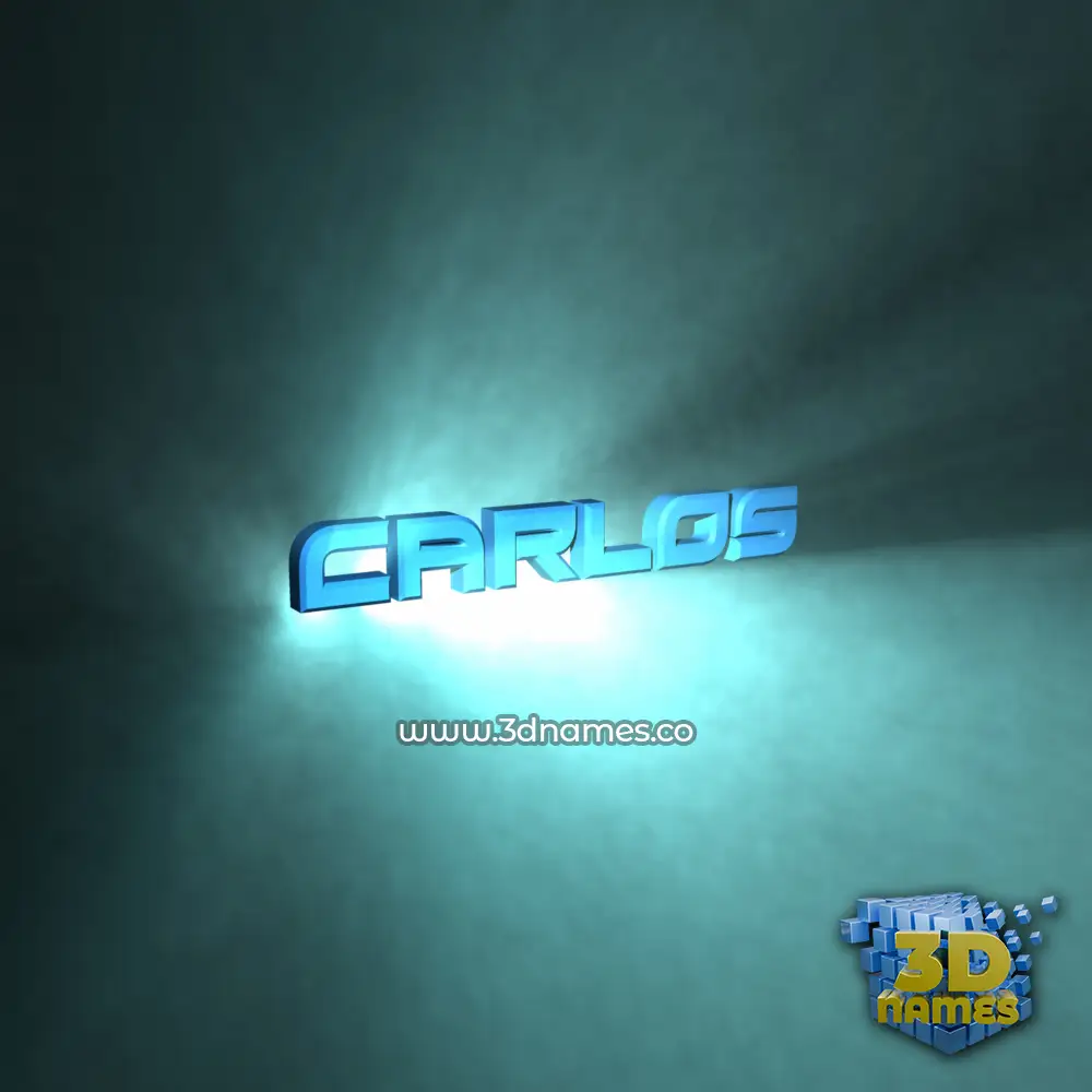 carlos in Light Shine style - 3D name wallpaper carlos in Light Shine style - 3D name wallpaper