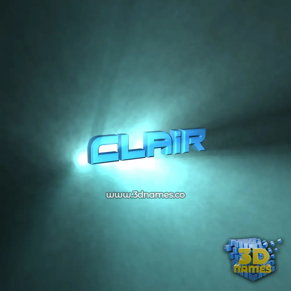 clair in Light Shine style - 3D name wallpaper clair in Light Shine style - 3D name wallpaper