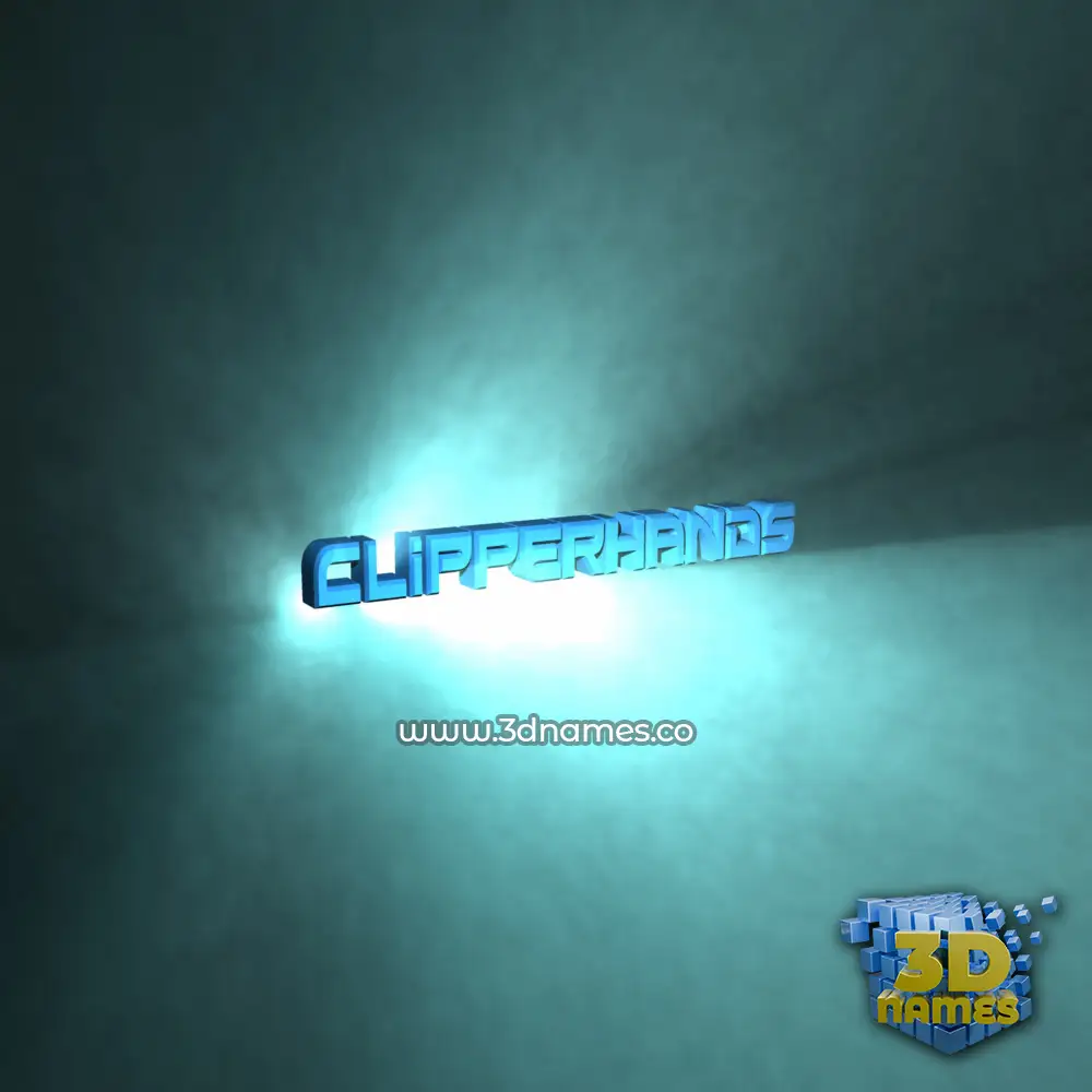 clipperhands in Light Shine style - 3D name wallpaper clipperhands in Light Shine style - 3D name wallpaper