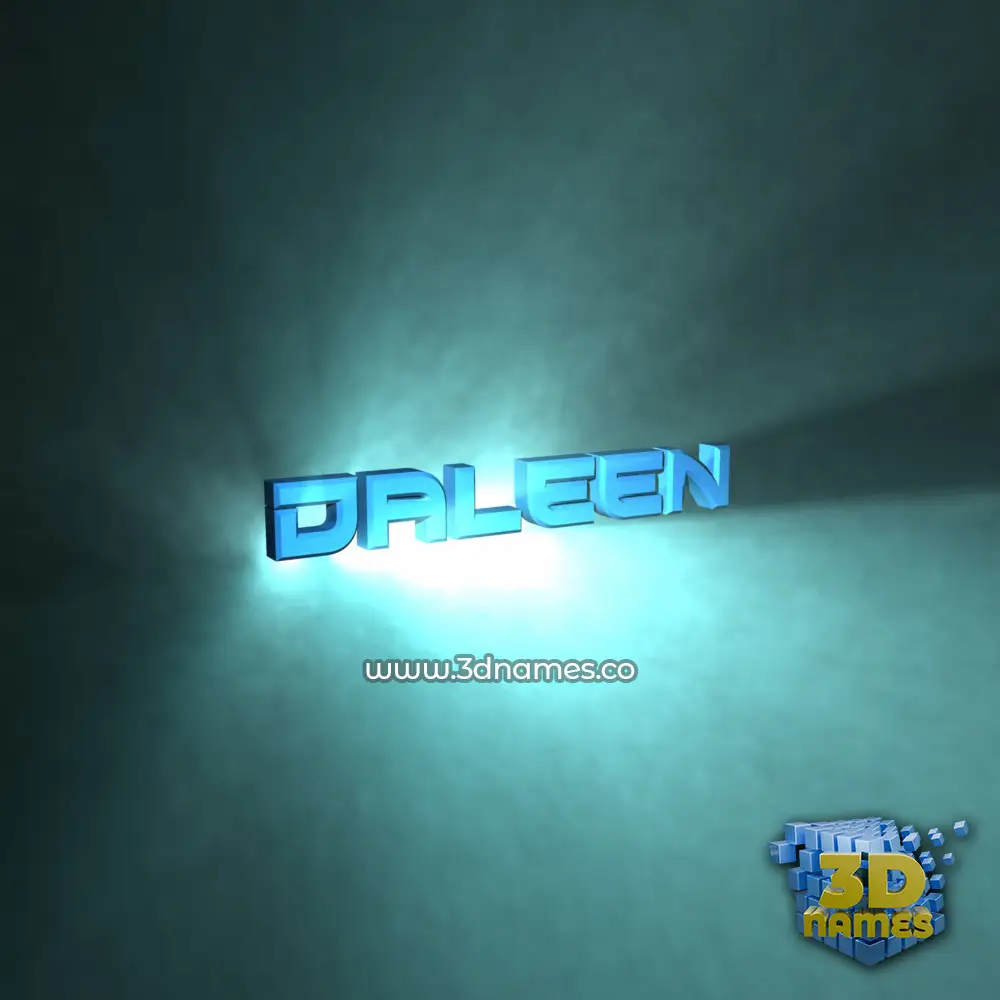 daleen in Light Shine style - 3D name wallpaper daleen in Light Shine style - 3D name wallpaper