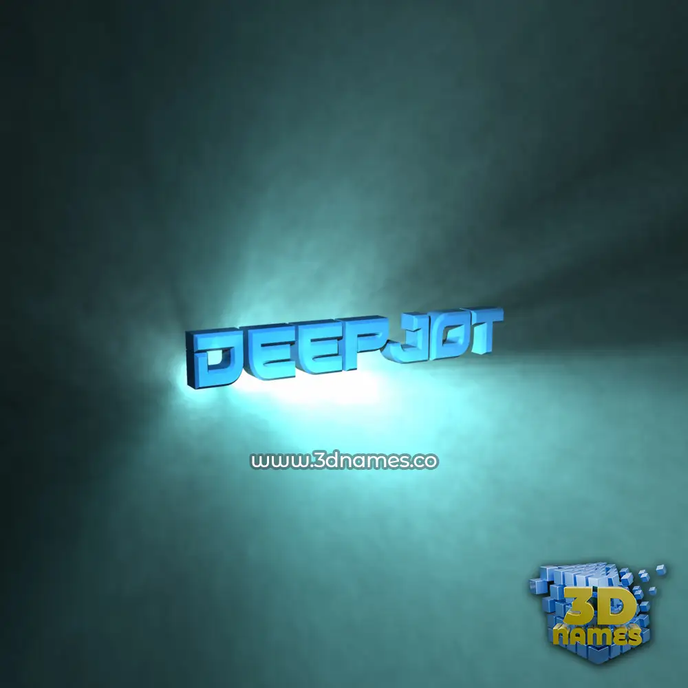 deepjot in Light Shine style - 3D name wallpaper deepjot in Light Shine style - 3D name wallpaper