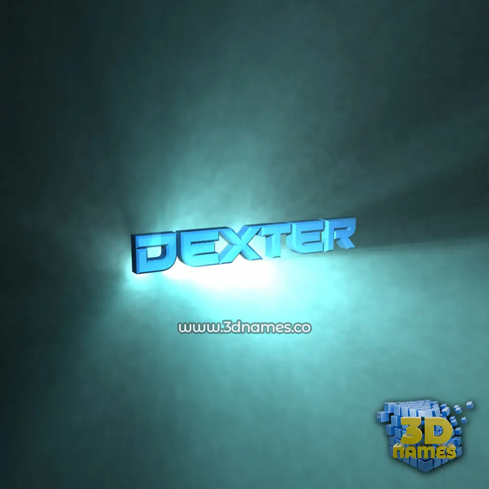 dexter in Light Shine style - 3D name wallpaper dexter in Light Shine style - 3D name wallpaper