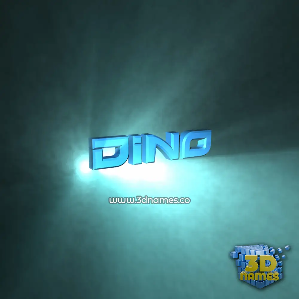 dino in Light Shine style - 3D name wallpaper dino in Light Shine style - 3D name wallpaper
