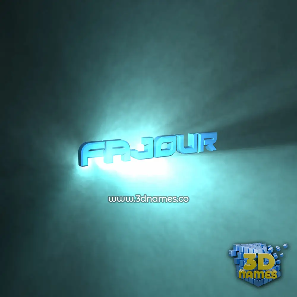 fajour in Light Shine style - 3D name wallpaper fajour in Light Shine style - 3D name wallpaper