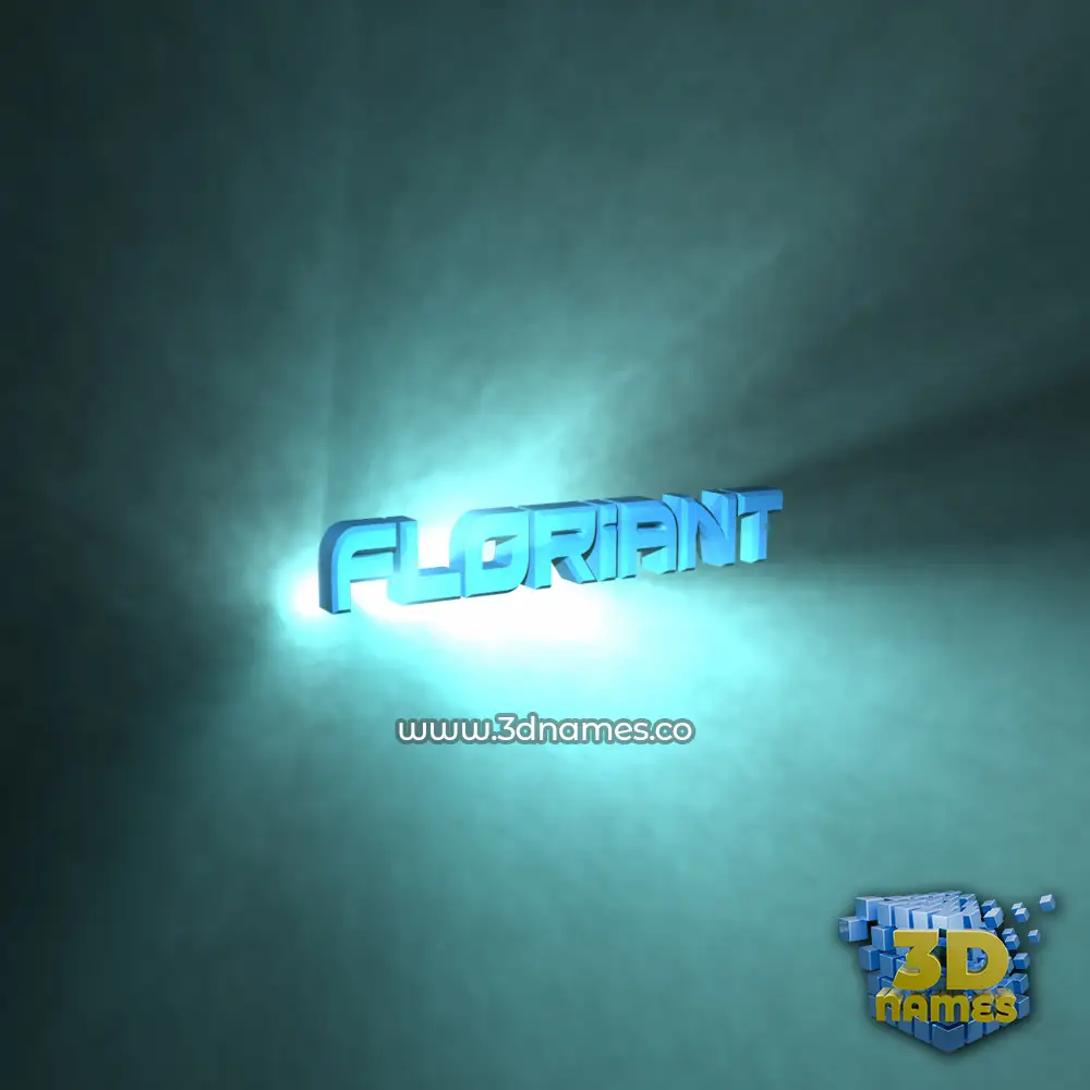 floriant in Light Shine style - 3D name wallpaper floriant in Light Shine style - 3D name wallpaper