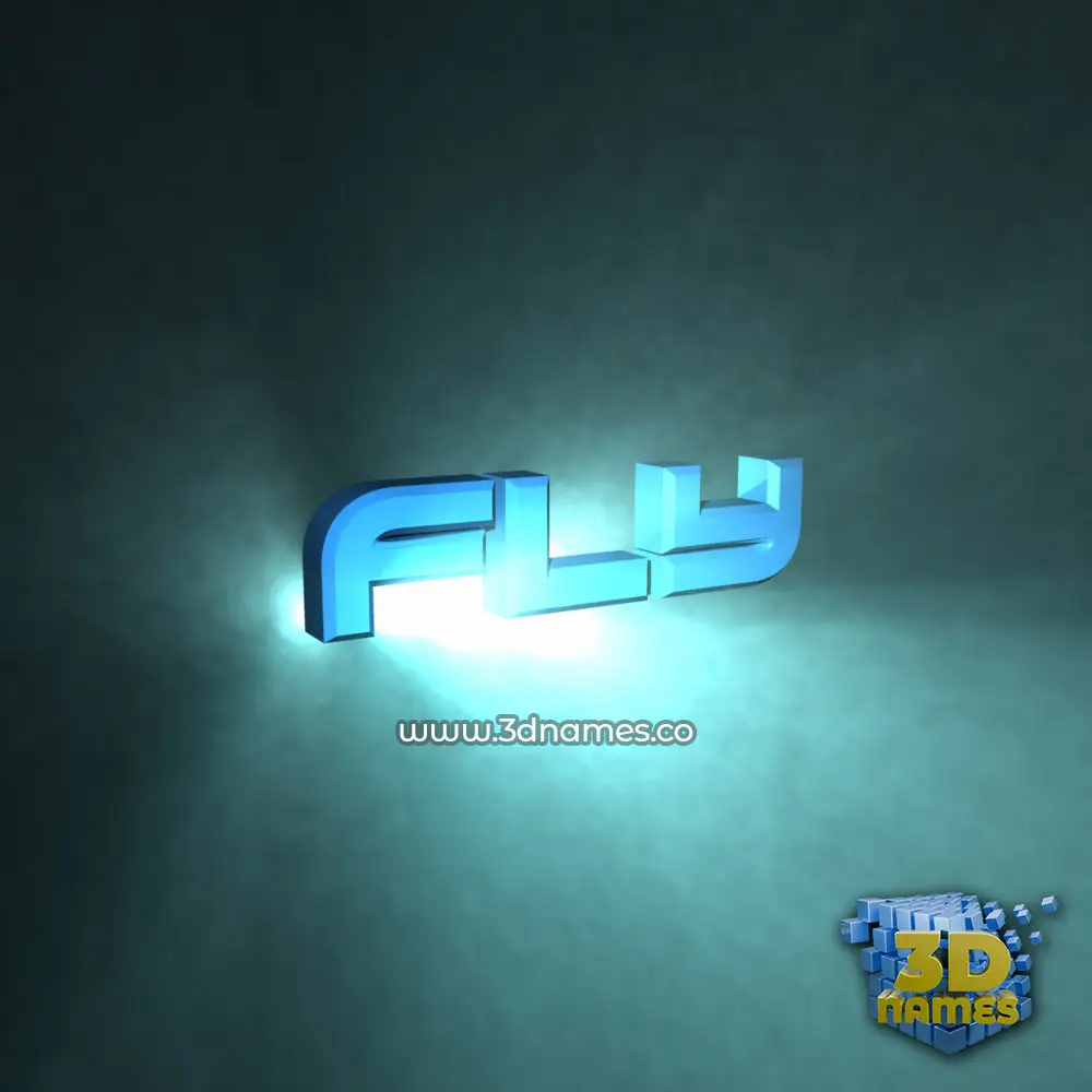 fly in Light Shine style - 3D name wallpaper fly in Light Shine style - 3D name wallpaper