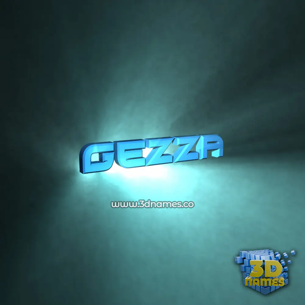 gezza in Light Shine style - 3D name wallpaper gezza in Light Shine style - 3D name wallpaper