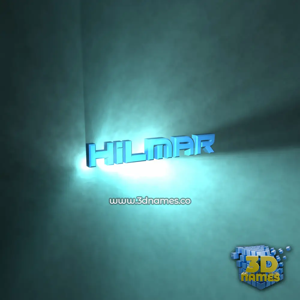 hilmar in Light Shine style - 3D name wallpaper hilmar in Light Shine style - 3D name wallpaper
