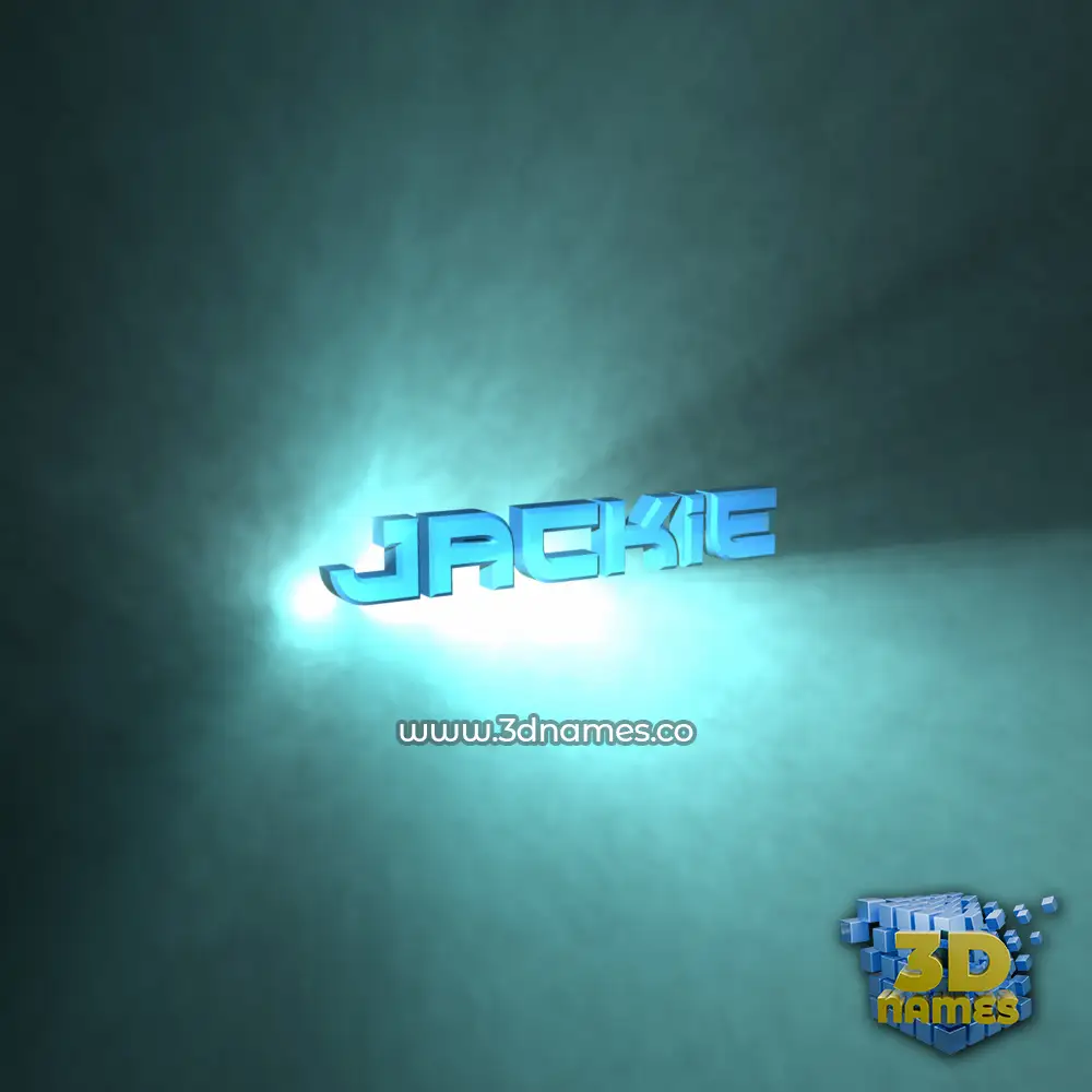 jackie in Light Shine style - 3D name wallpaper jackie in Light Shine style - 3D name wallpaper