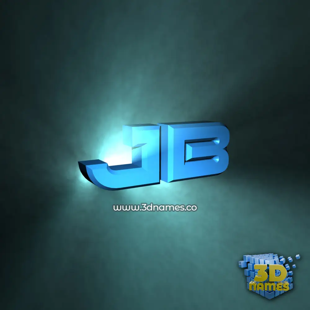 jb in Light Shine style - 3D name wallpaper jb in Light Shine style - 3D name wallpaper
