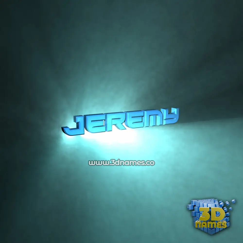 jeremy in Light Shine style - 3D name wallpaper jeremy in Light Shine style - 3D name wallpaper