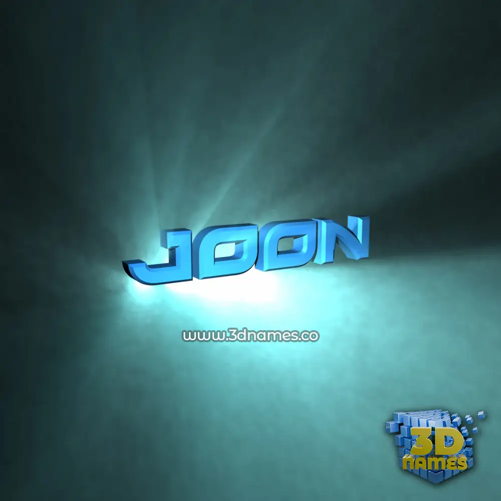 joon in Light Shine style - 3D name wallpaper joon in Light Shine style - 3D name wallpaper