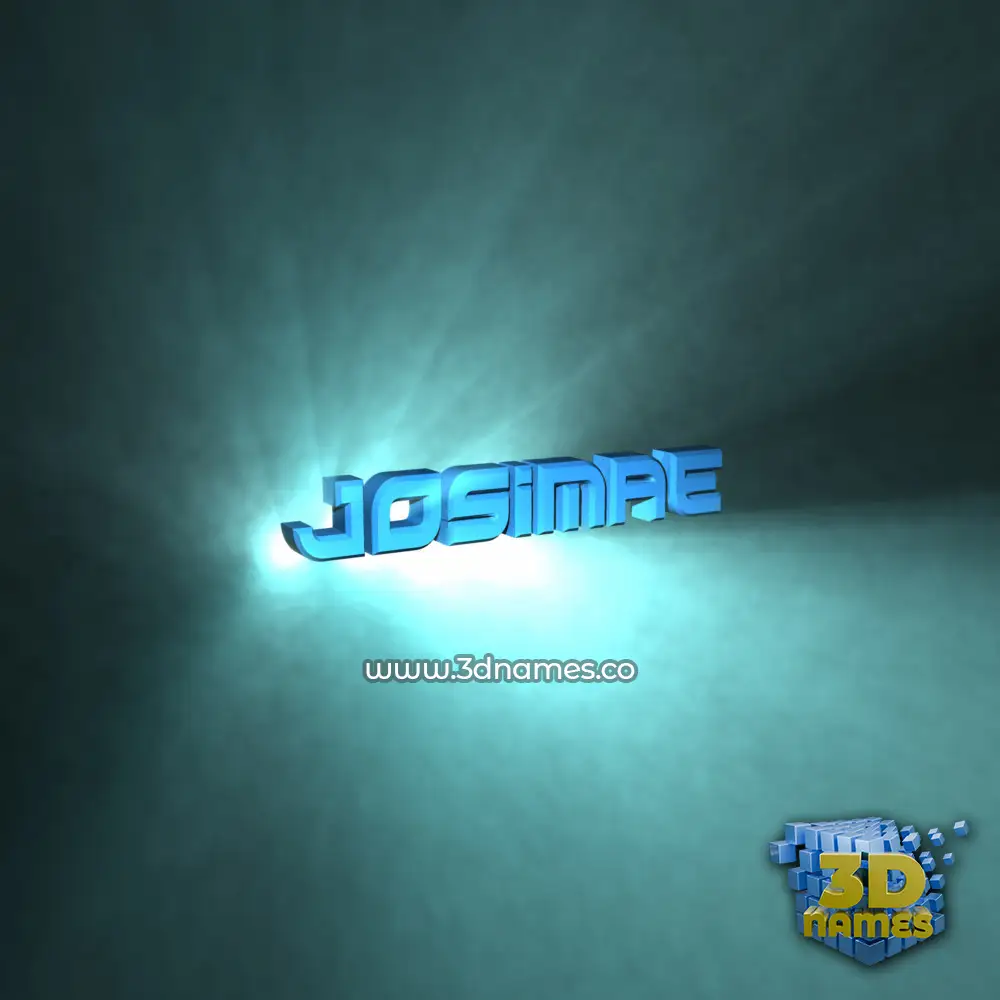 josimae in Light Shine style - 3D name wallpaper josimae in Light Shine style - 3D name wallpaper