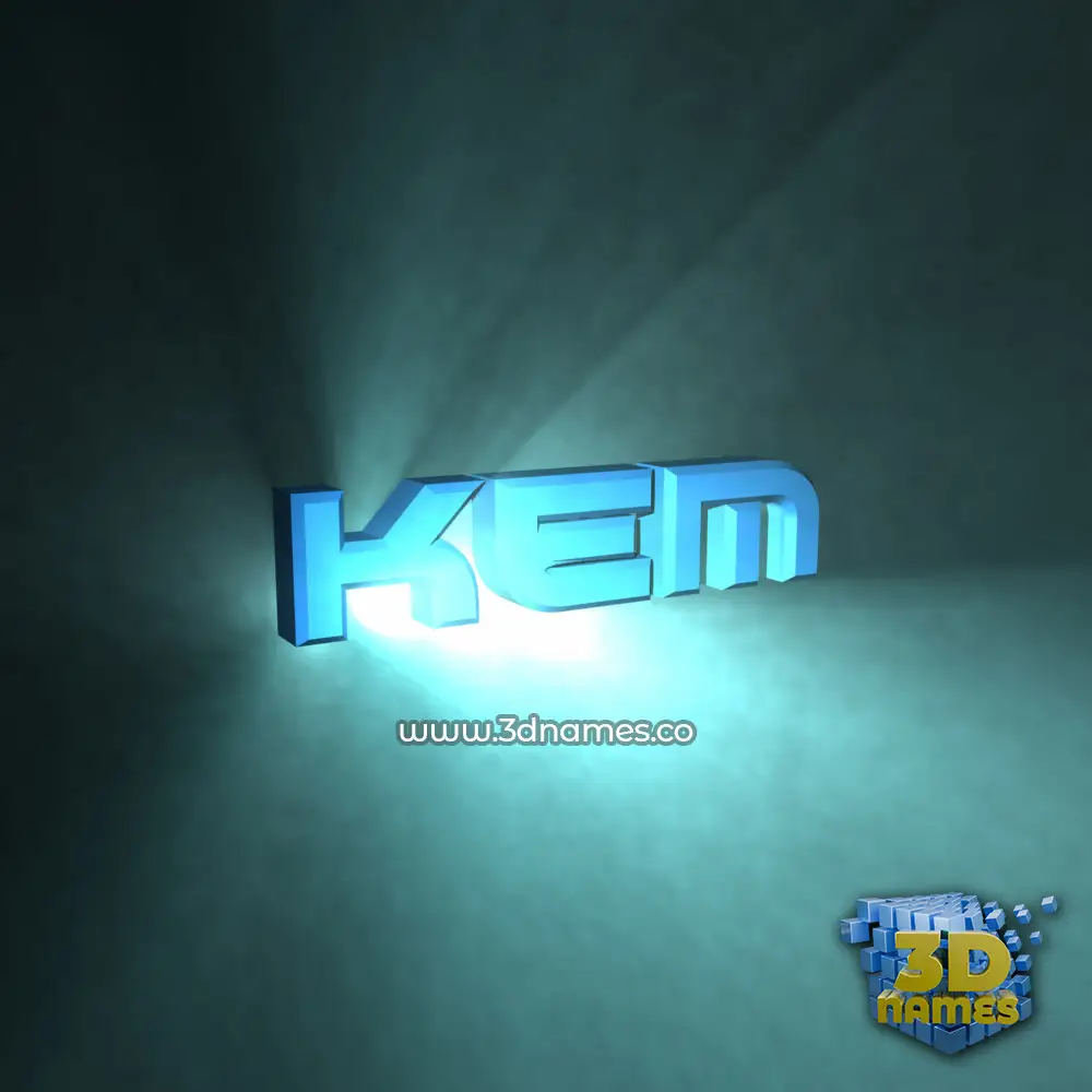 kem in Light Shine style - 3D name wallpaper kem in Light Shine style - 3D name wallpaper