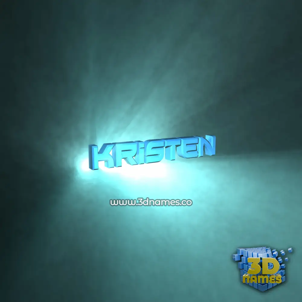 kristen in Light Shine style - 3D name wallpaper kristen in Light Shine style - 3D name wallpaper