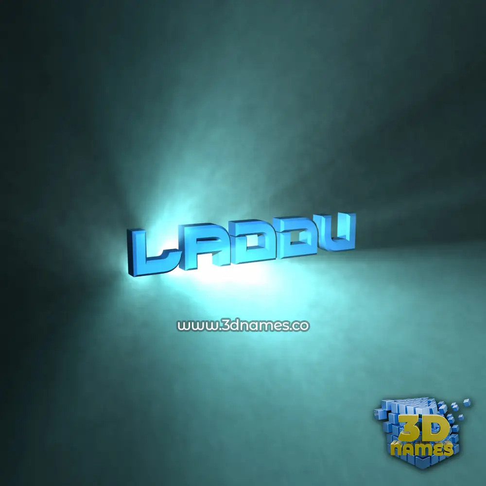 laddu in Light Shine style - 3D name wallpaper laddu in Light Shine style - 3D name wallpaper