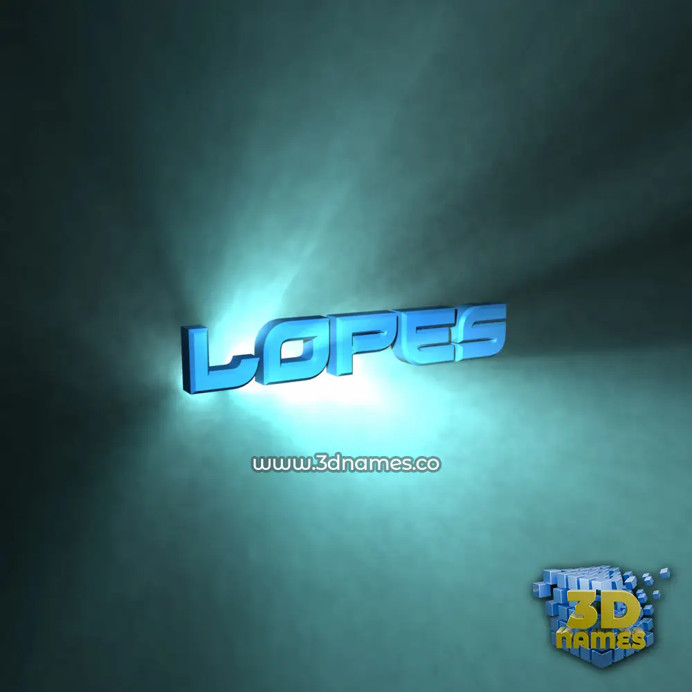 lopes in Light Shine style - 3D name wallpaper lopes in Light Shine style - 3D name wallpaper