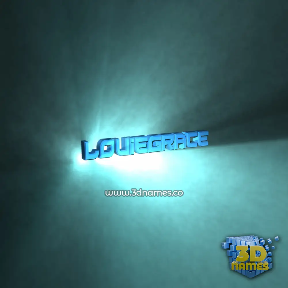 louiegrace in Light Shine style - 3D name wallpaper louiegrace in Light Shine style - 3D name wallpaper