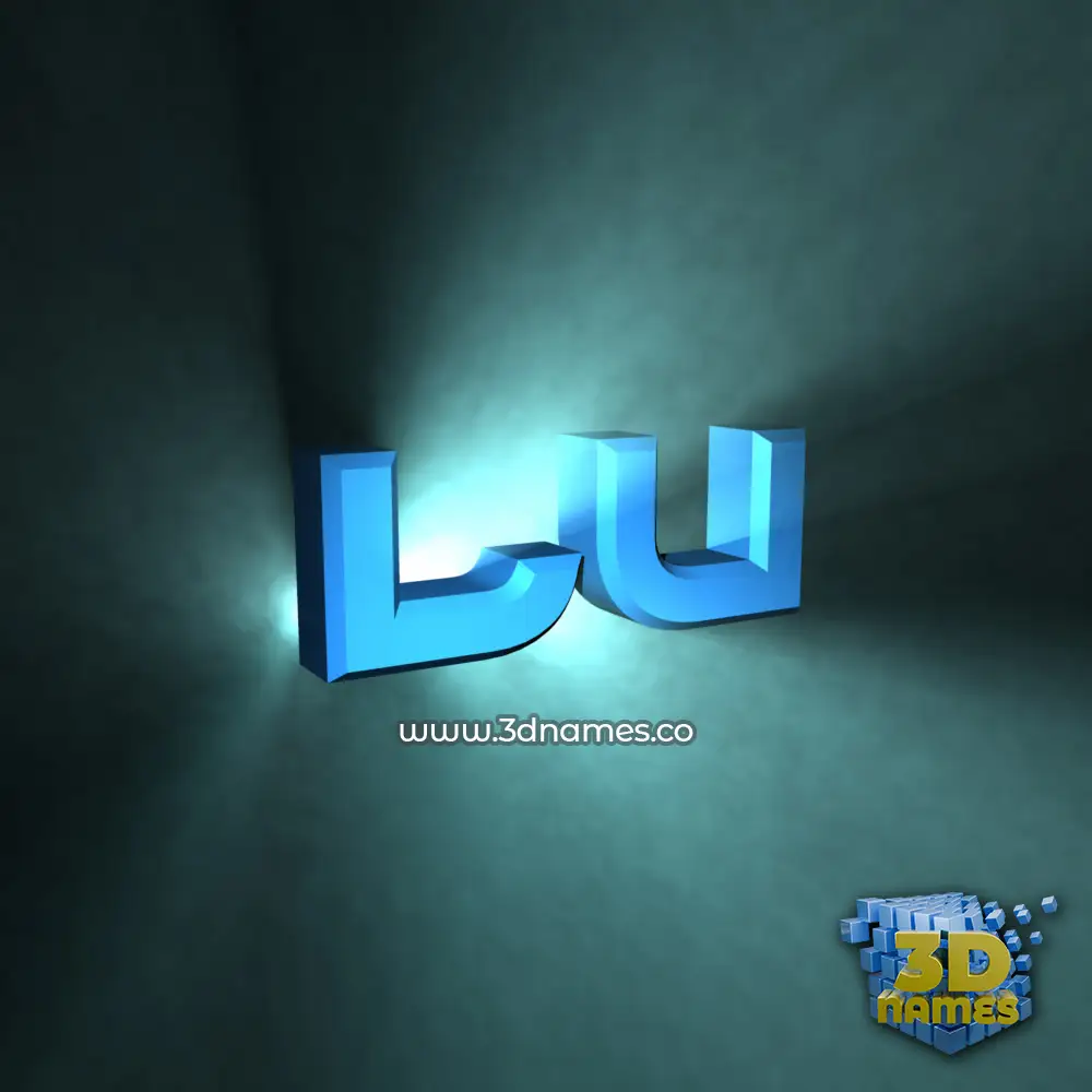 lu in Light Shine style - 3D name wallpaper lu in Light Shine style - 3D name wallpaper