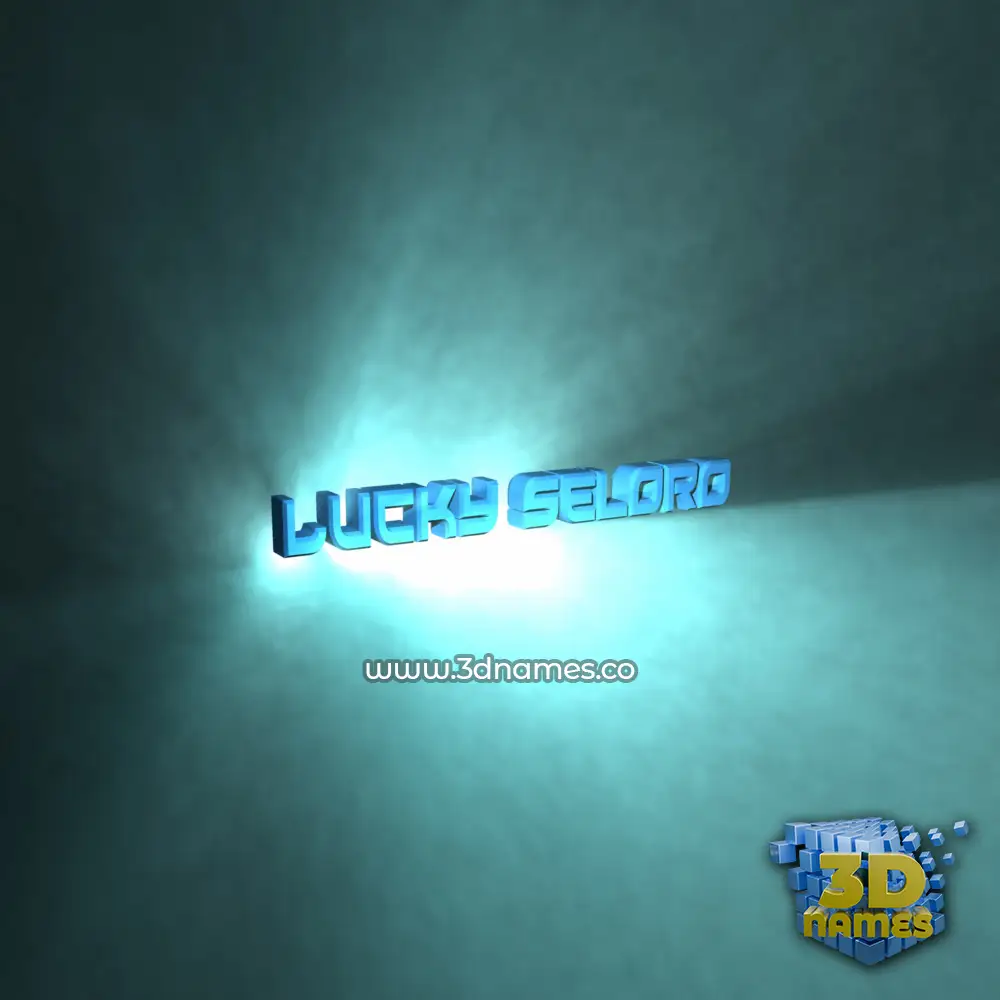 lucky seloro in Light Shine style - 3D name wallpaper lucky seloro in Light Shine style - 3D name wallpaper
