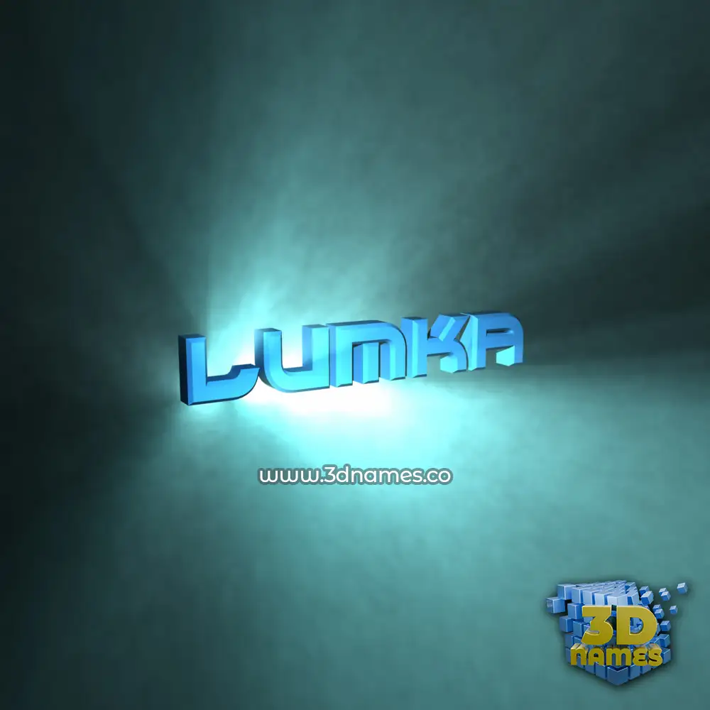 lumka in Light Shine style - 3D name wallpaper lumka in Light Shine style - 3D name wallpaper