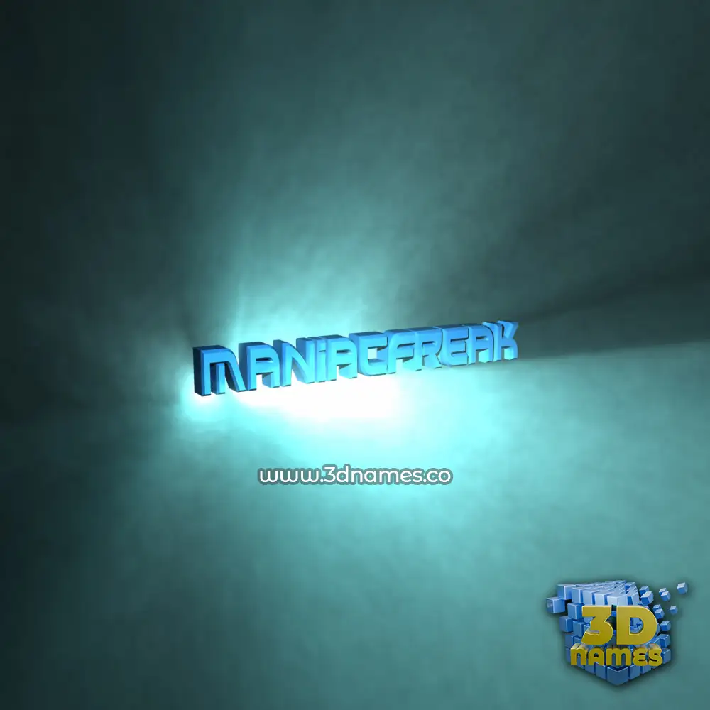 maniacfreak in Light Shine style - 3D name wallpaper maniacfreak in Light Shine style - 3D name wallpaper
