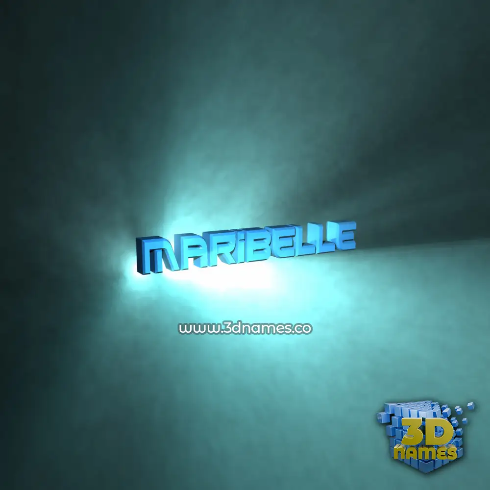 maribelle in Light Shine style - 3D name wallpaper maribelle in Light Shine style - 3D name wallpaper
