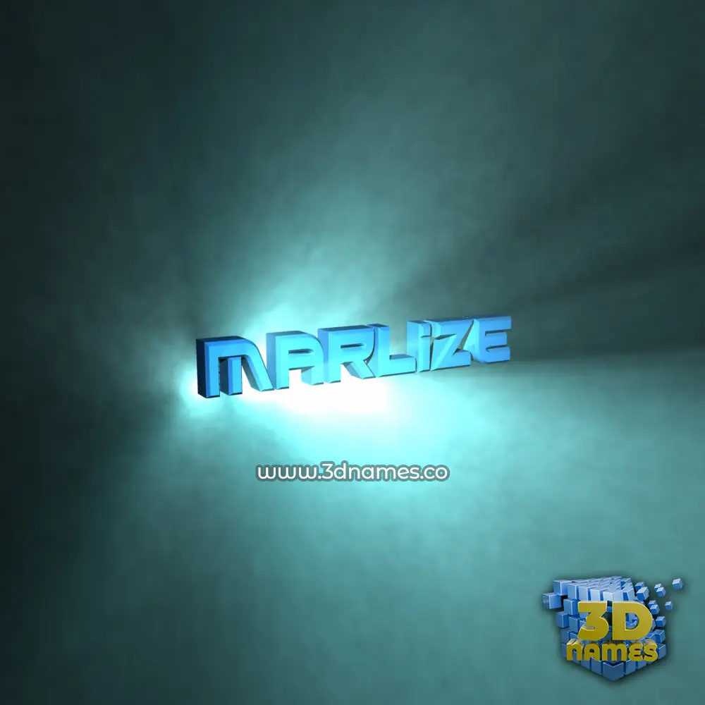 marlize in Light Shine style - 3D name wallpaper marlize in Light Shine style - 3D name wallpaper