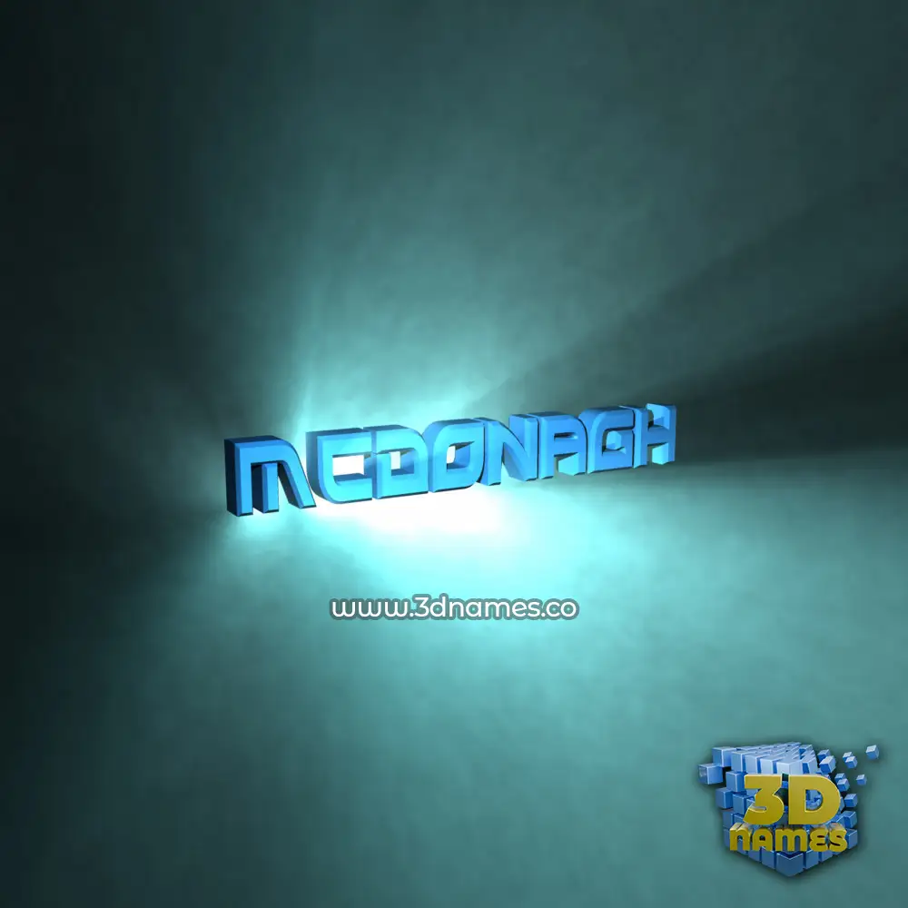 mcdonagh in Light Shine style - 3D name wallpaper mcdonagh in Light Shine style - 3D name wallpaper