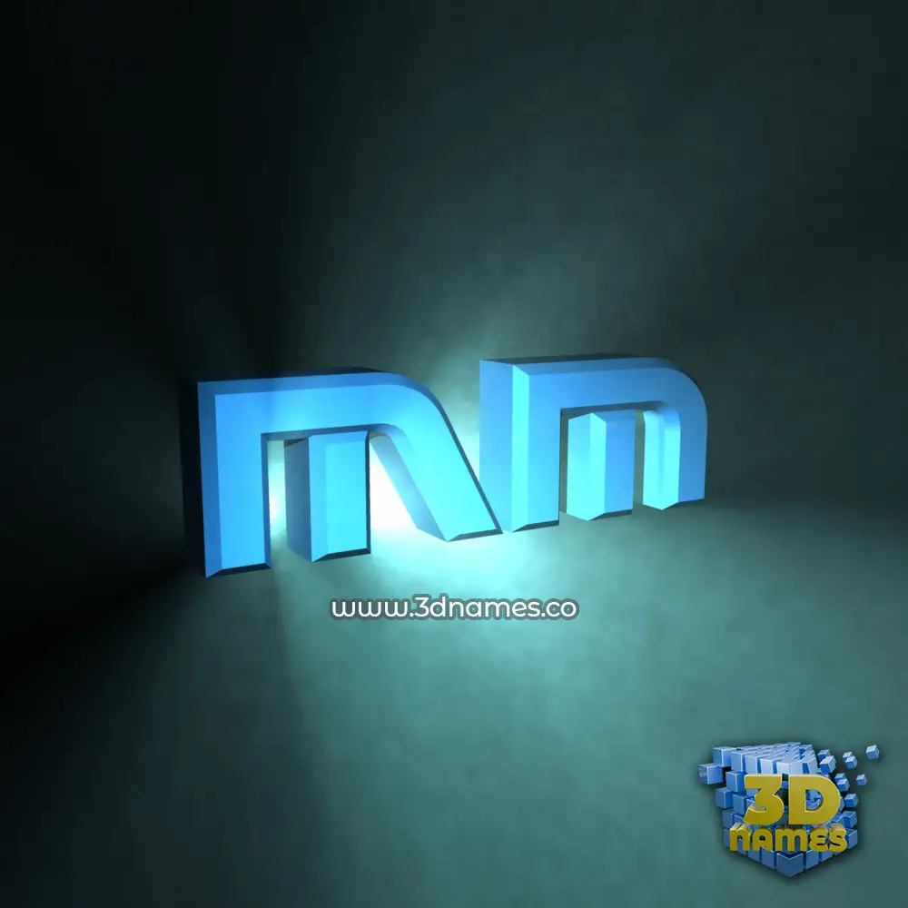 mm in Light Shine style - 3D name wallpaper mm in Light Shine style - 3D name wallpaper