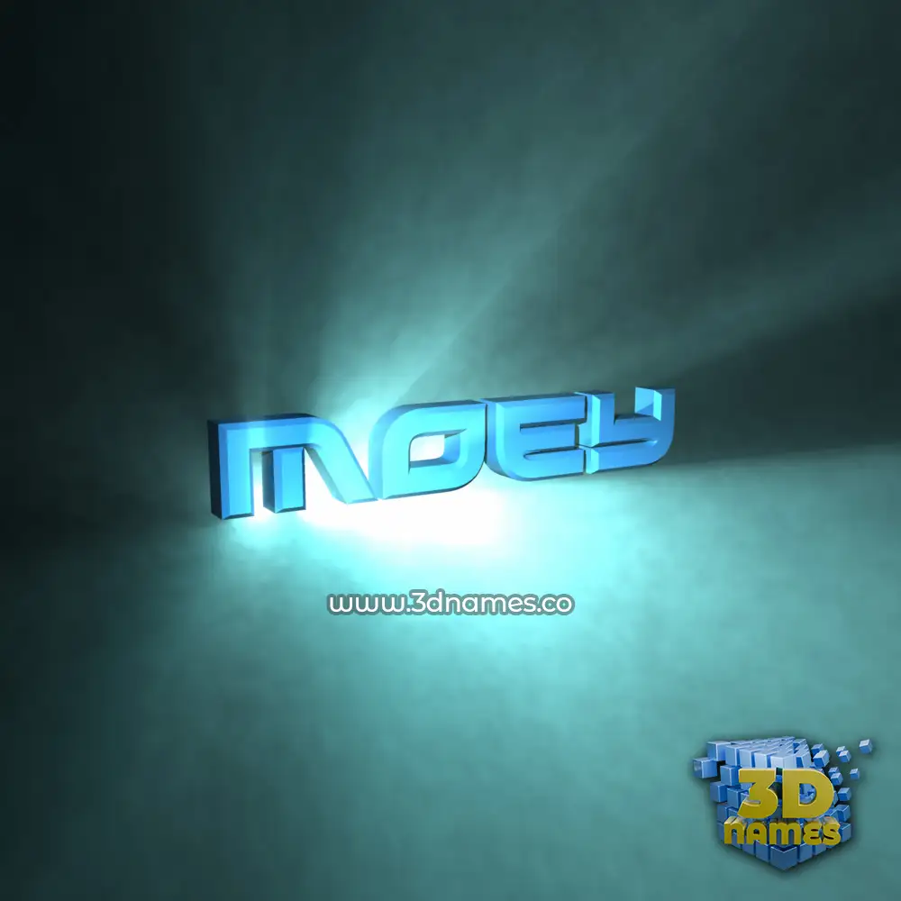 moey in Light Shine style - 3D name wallpaper moey in Light Shine style - 3D name wallpaper