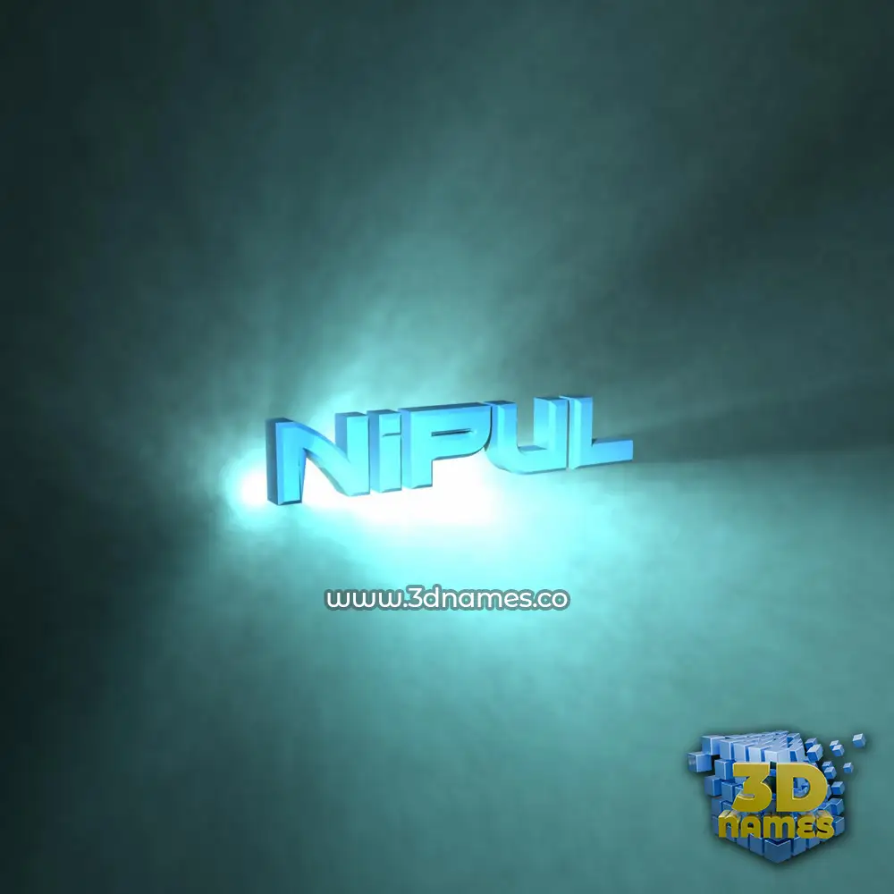 nipul in Light Shine style - 3D name wallpaper nipul in Light Shine style - 3D name wallpaper