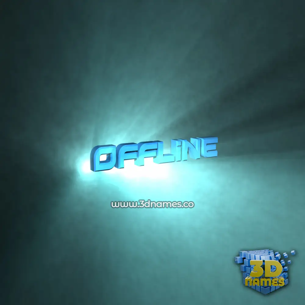 offline in Light Shine style - 3D name wallpaper offline in Light Shine style - 3D name wallpaper