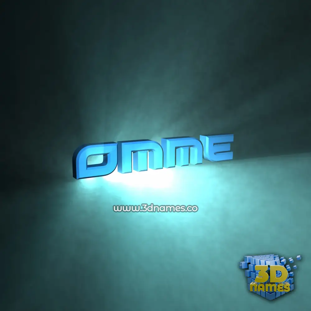 omme in Light Shine style - 3D name wallpaper omme in Light Shine style - 3D name wallpaper