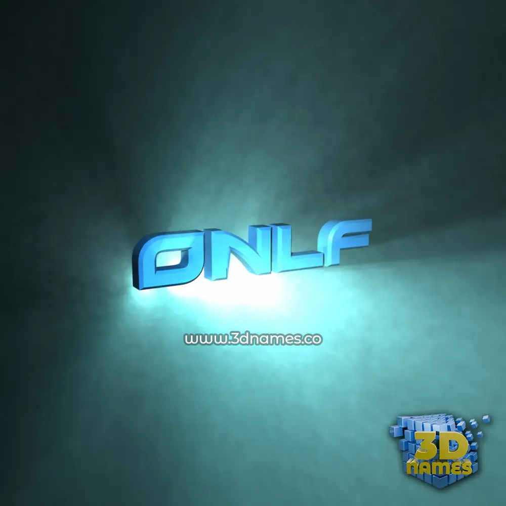 onlf in Light Shine style - 3D name wallpaper