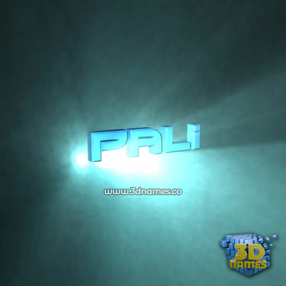 pali in Light Shine style - 3D name wallpaper pali in Light Shine style - 3D name wallpaper