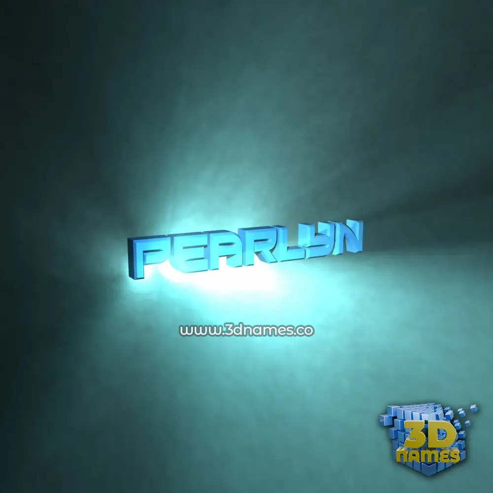 pearlyn in Light Shine style - 3D name wallpaper pearlyn in Light Shine style - 3D name wallpaper