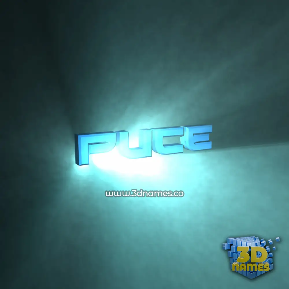 puce in Light Shine style - 3D name wallpaper puce in Light Shine style - 3D name wallpaper
