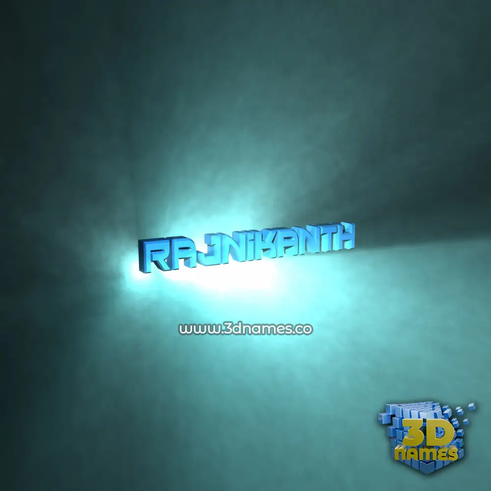 rajnikanth in Light Shine style - 3D name wallpaper rajnikanth in Light Shine style - 3D name wallpaper